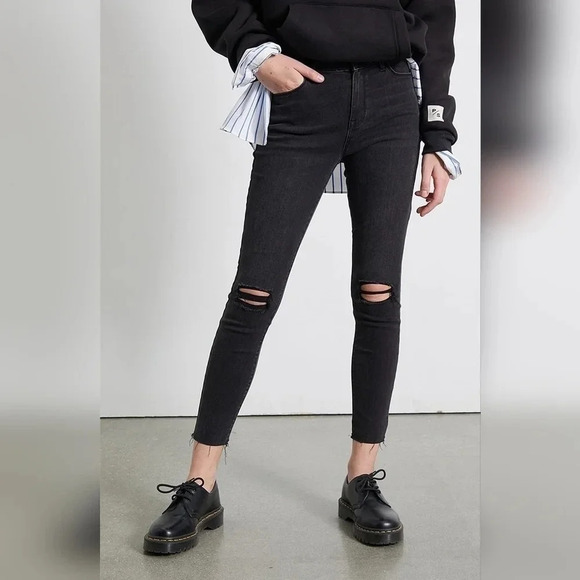 PacSun High Waisted Jeggings, Color Black Size 26 - Picture 1 of 16